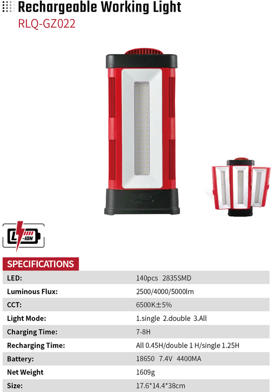 Rechargeable Working Light RLQ-GZ022